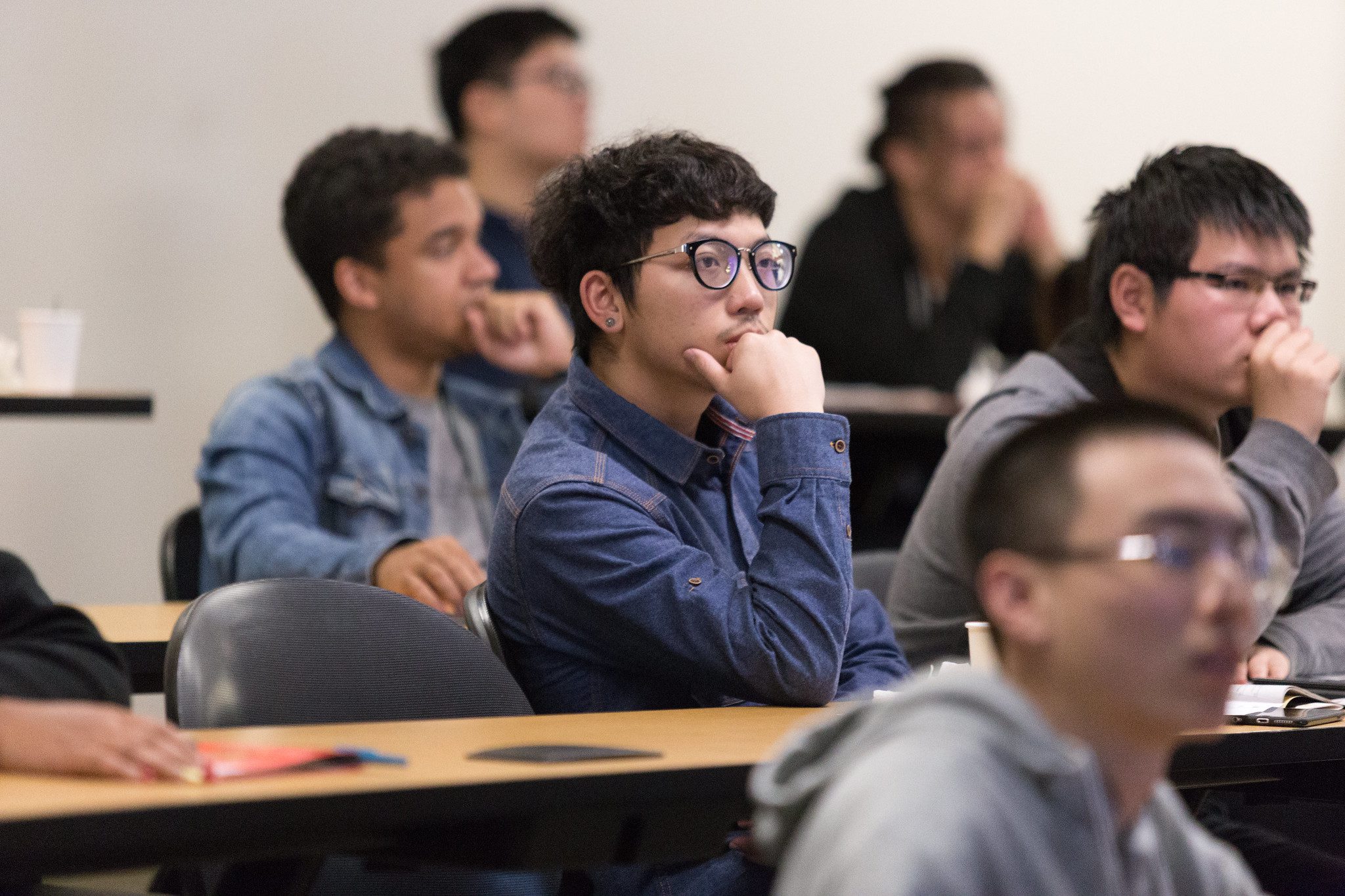 students in class